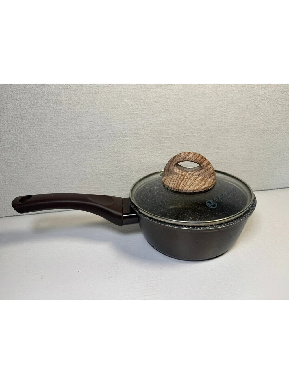Mopita Nonstick Saucepan with Masterchef Glass Lid 1.5 Quart Made in Italy